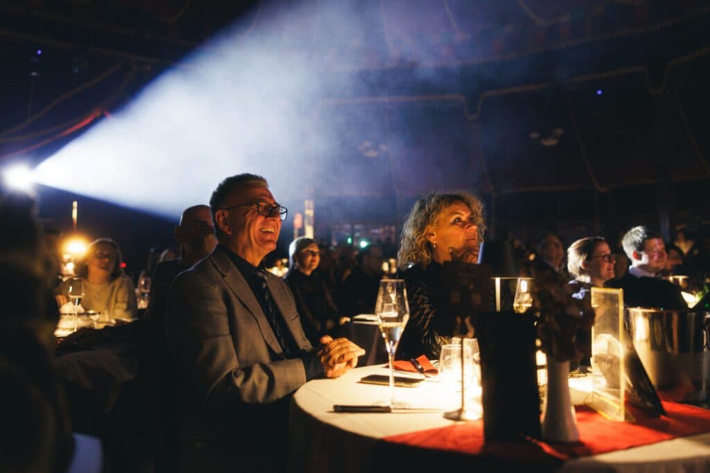 Atemberaubende Show